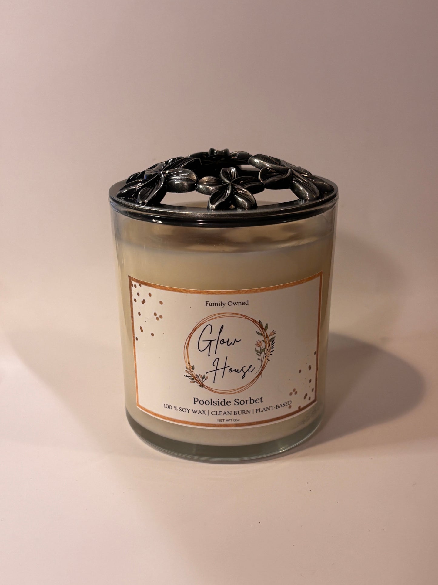 Magnolia Flower Candle Topper